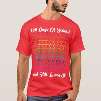 Camiseta 100 Días De Enseñanza Y Aún Amando A Su Profesor O