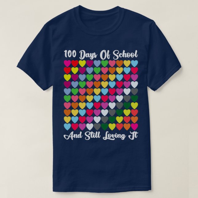 Camiseta 100 Días De Enseñanza Y Aún Amando A Su Profesor O (Diseño del anverso)