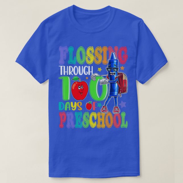 Camiseta 100 días de escolaridad (Diseño del anverso)