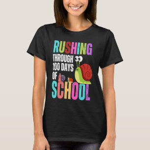 Camiseta 100 Días De Escolaridad Encarnado Profesor Guay Es