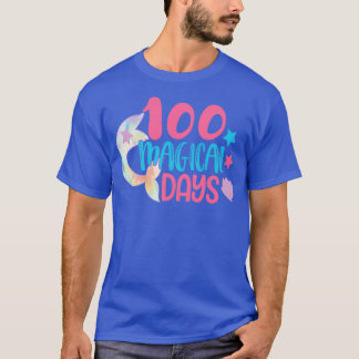 Camiseta 100 Días De Escolarización De La Sirenita 100 Días