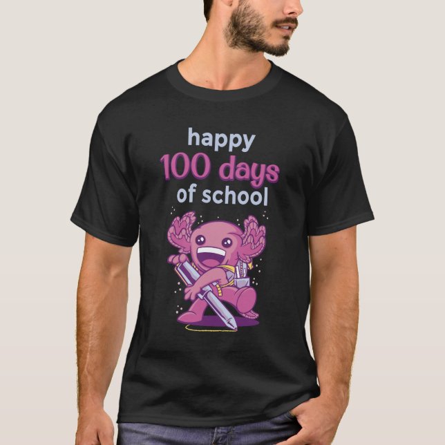 Camiseta 100 días de escuela (Anverso)