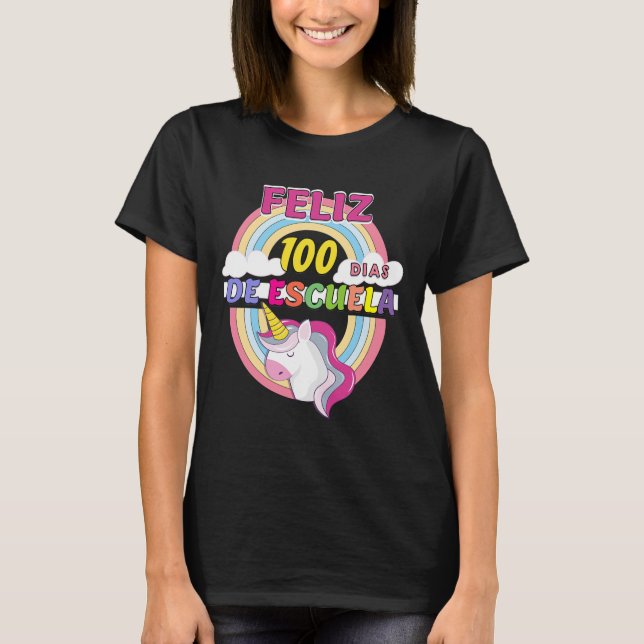 Camiseta 100 Días De Escuela (Anverso)
