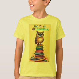 Camiseta 100 dias de escuela