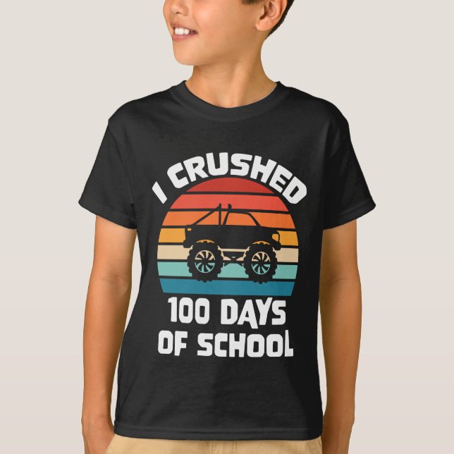 Camiseta 100 días de escuela (Anverso)