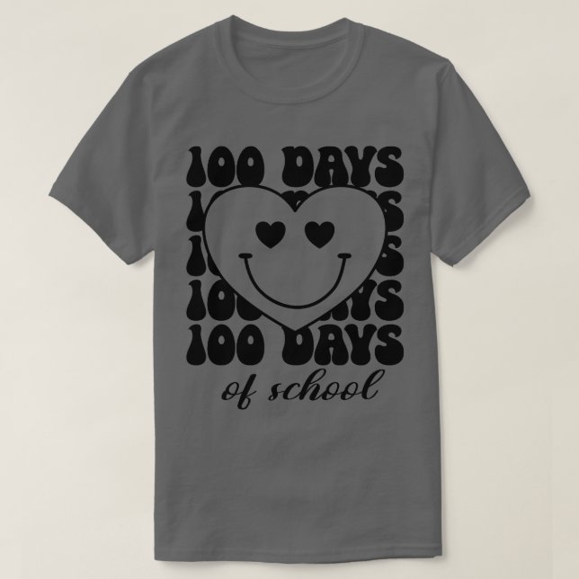 Camiseta 100 días de escuela (Diseño del anverso)