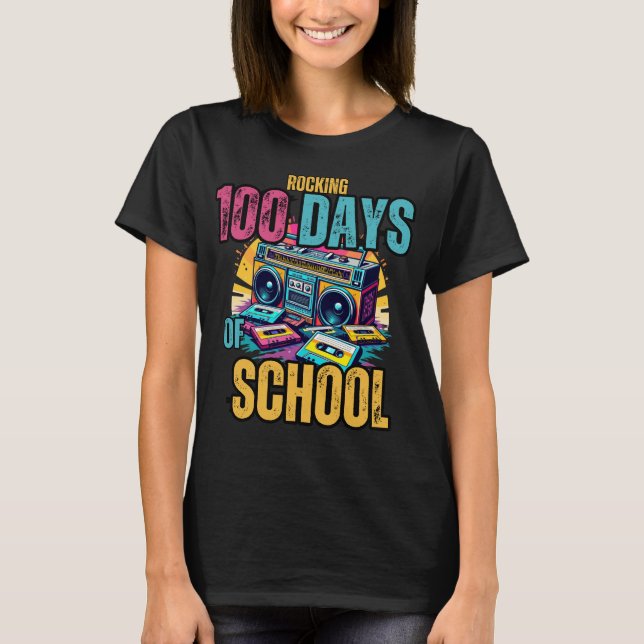 Camiseta 100 días de escuela (Anverso)