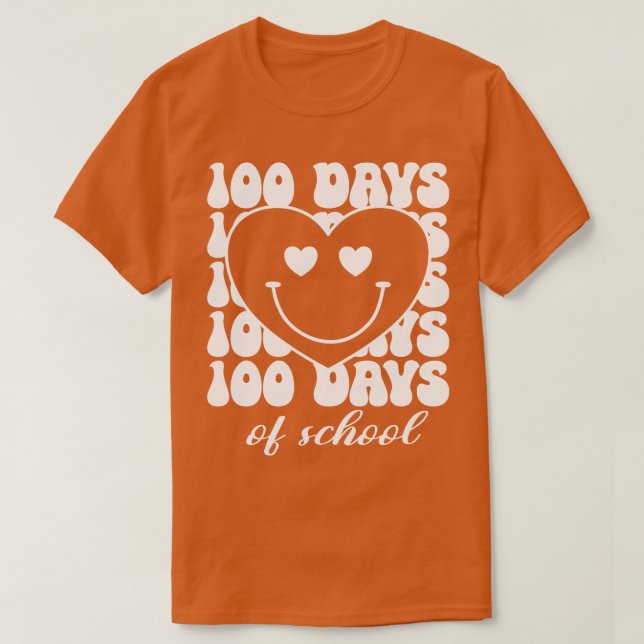 Camiseta 100 días de escuela 1 (Diseño del anverso)