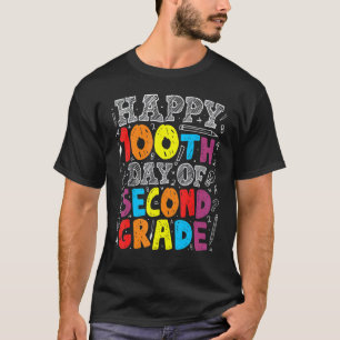 Camiseta 100 Días de Escuela 100º Día de la Profesora de 2º