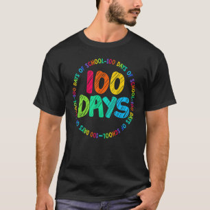 Camiseta 100 Días De Escuela 100º Día Kindergarten Pre K Pr