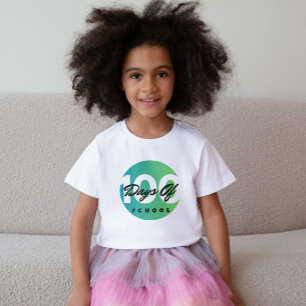 Camiseta 100 días de escuela 100 días de aprendizaje para n