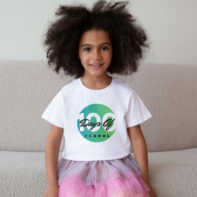Camiseta 100 días de escuela 100 días de aprendizaje para n (Subido por el creador)