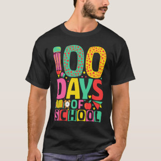 Camiseta 100 días de escuela 100 días de edad escolar