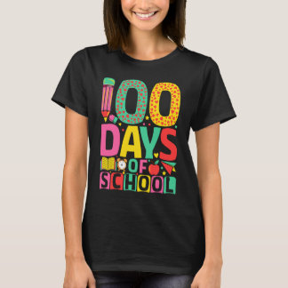 Camiseta 100 días de escuela 100 días de edad escolar