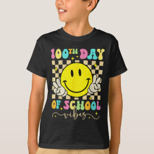 Camiseta 100 días de escuela, 100 días de sonrisa