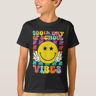Camiseta 100 días de escuela, 100 días de sonrisa