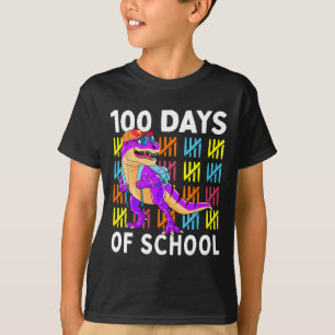 Camiseta 100 días de escuela 100 días Dino