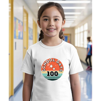 Camiseta 100 días de escuela, 100 días escolares