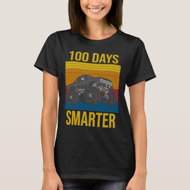 Camiseta 100 días de escuela 100 días más inteligentes 100  (Anverso)