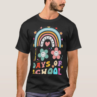 Camiseta 100 días de escuela 100 días niños maestros arcoir