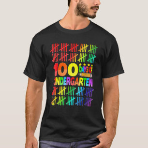 Camiseta 100 días de escuela 100 niños