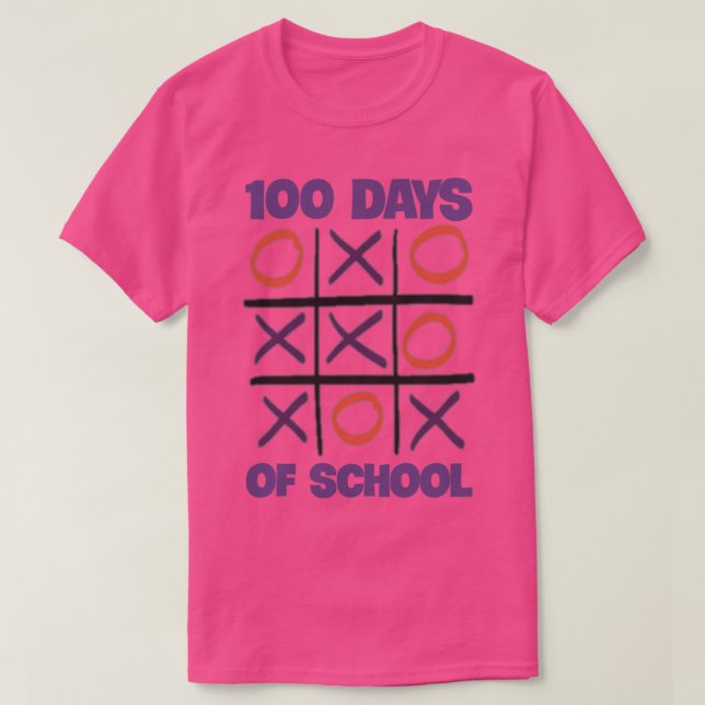 Camiseta 100 días de escuela 107 (Diseño del anverso)