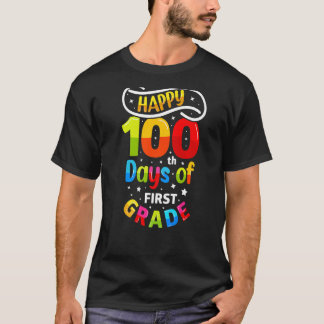 Camiseta 100 días de escuela 1.ᵉʳ grado 1.ᵉʳ escolar