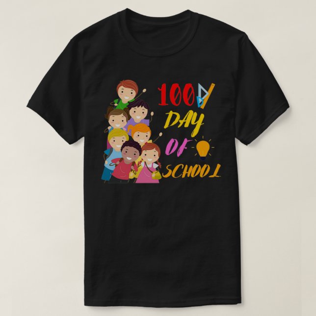 Camiseta 100 días de escuela 58 (Diseño del anverso)