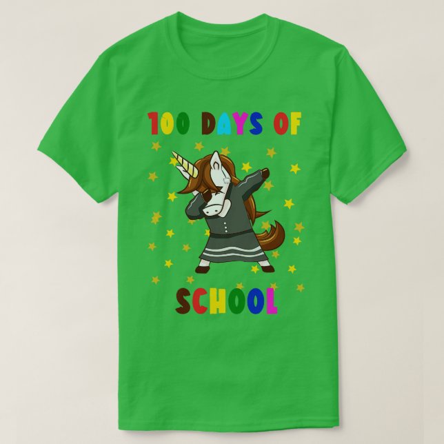 Camiseta 100 Días De Escuela 6 (Diseño del anverso)