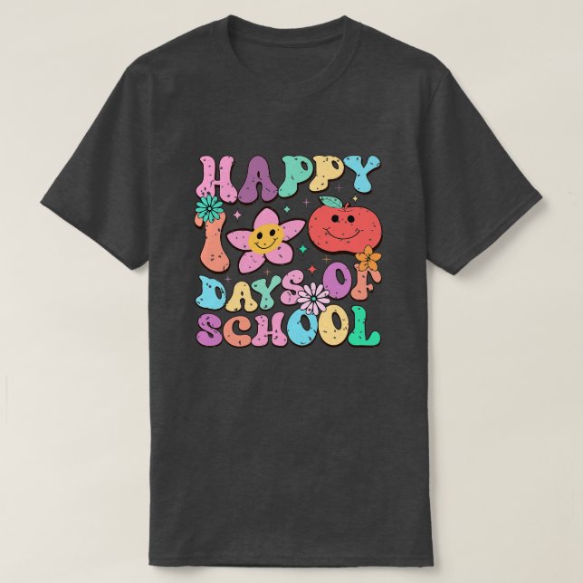 Camiseta 100 días de escuela 6 (Diseño del anverso)