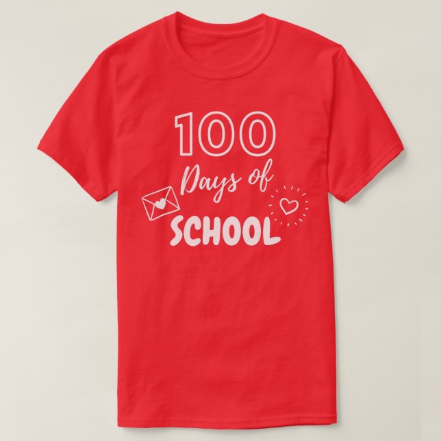 Camiseta 100 días de escuela 8 1 (Diseño del anverso)