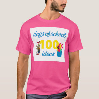 Camiseta 100 días de escuela a ideas