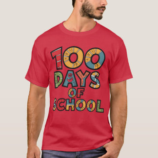 Camiseta 100 Días de Escuela Celebran el Día 100 r