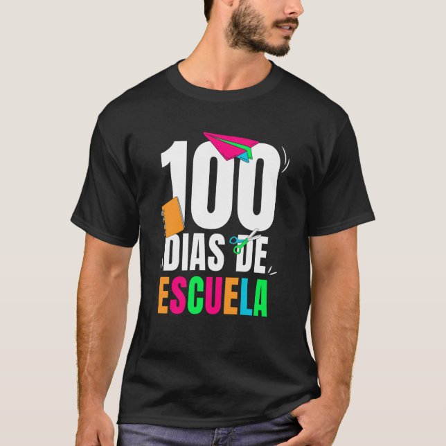 Camiseta 100 Dias De Escuela Class Kids 100 Days Of School  (Anverso)