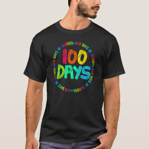 Camiseta 100 Días De Escuela Día 100 De Kindergarten Pre K