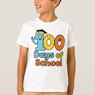 Camiseta 100 Días de Escuela | Divertida Celebración Escola
