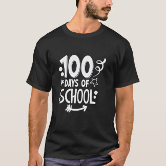 Camiseta 100 Días De Escuela Divertido Dálmata Profesor Niñ