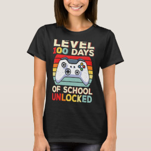 Camiseta 100 Días De Escuela Divertidos Juegos De Video Jug