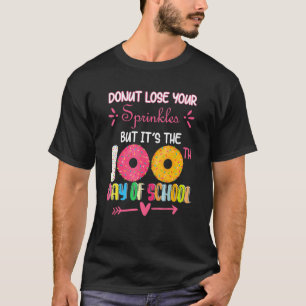 Camiseta 100 Días De Escuela Donut De Kindergarten Para Est