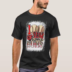 Camiseta 100 Días de Escuela Entrenador de Béisbol Niños 10