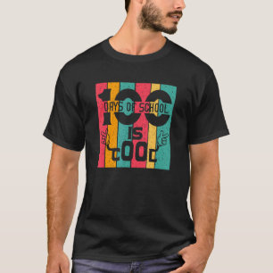 Camiseta 100 Días De Escuela Es Un Profesor Retro Genial Vi