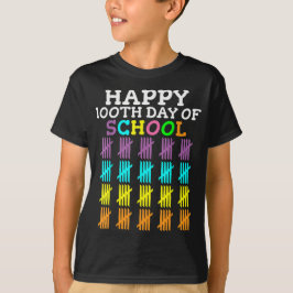 Camiseta 100 Días De Escuela Estudiante Maestro
