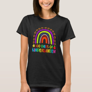 Camiseta 100 días de escuela jardín de infantes barato arco