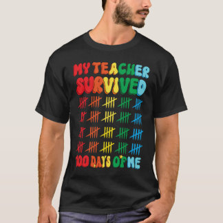 Camiseta 100 Días de Escuela Maestros Niños 100º Día de Esc
