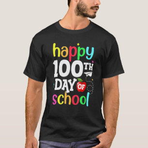 Camiseta 100 Días de Escuela Maestros Niños Chicas Chicos F
