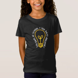 Camiseta 100 Días De Escuela Maestros Niños Idea De Bombill
