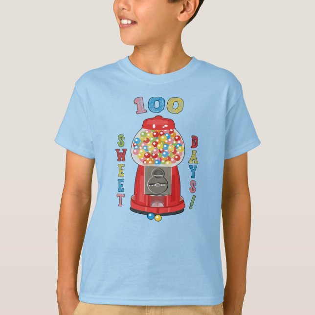 Camiseta 100 días de escuela máquina de Gumball  (Anverso)