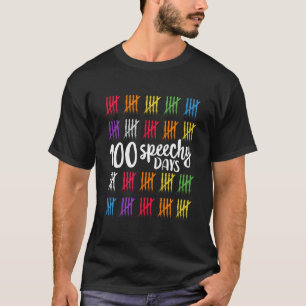 Camiseta 100 días de escuela para el SLP SLPA