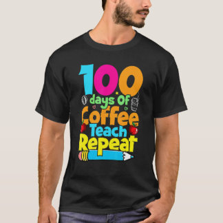 Camiseta 100 Días De Escuela Para Maestros Alumnos Que Aman