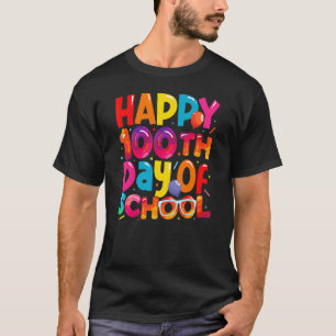 Camiseta 100 días de escuela para maestros niños niñas 100